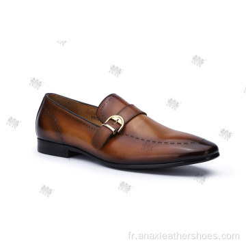 Hommes d&#39;affaires populaires Chaussures habillées en cuir Chaussures de basket